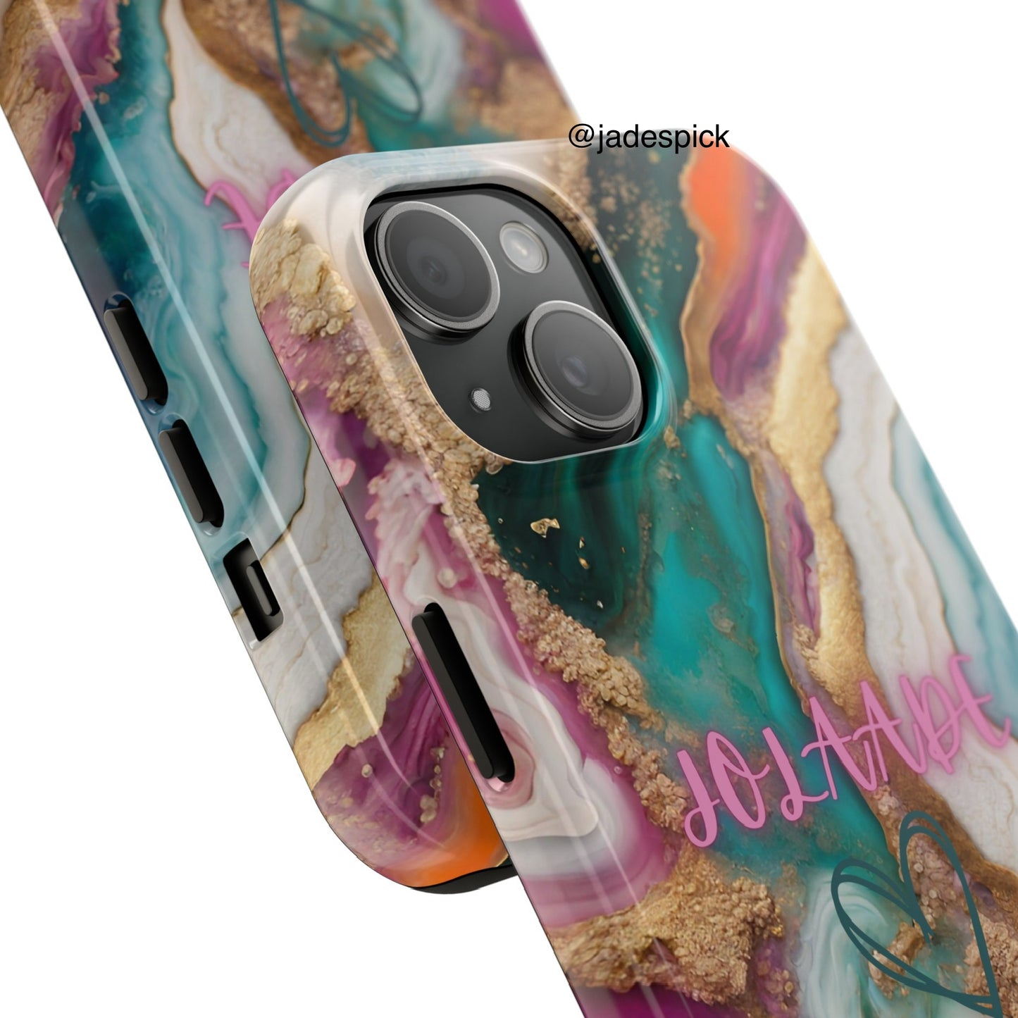 Bubble-Gum Dreams Custom Marble 2in1 Phone Case