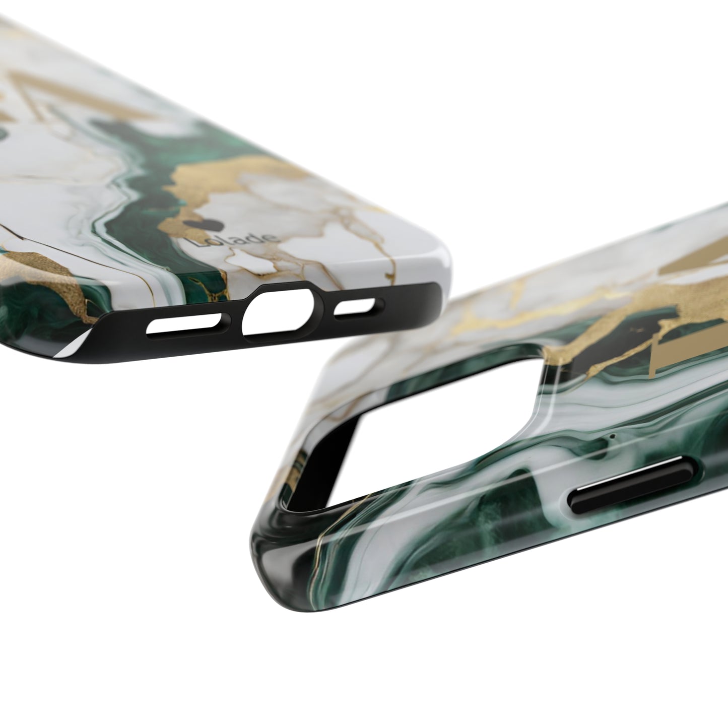 Green Rave Custom Marble 2in1 Phone Case