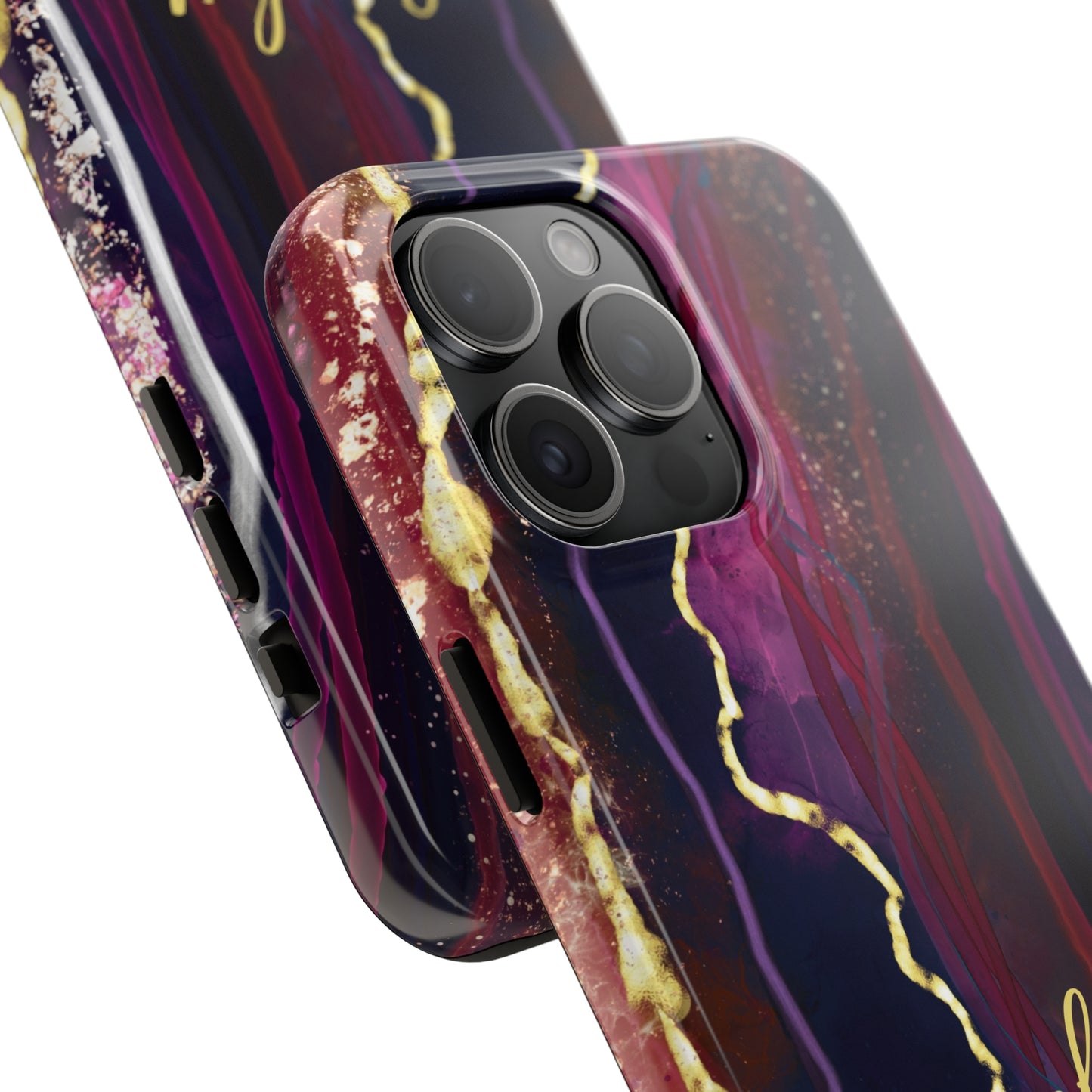 Royal Plum Custom Marble 2in1 Phone Case