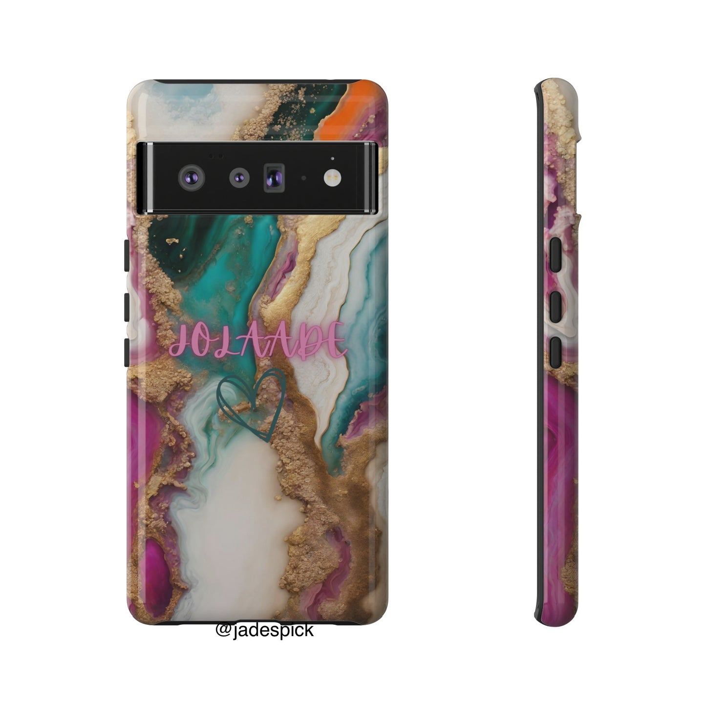 Bubble-Gum Dreams Custom Marble 2in1 Phone Case