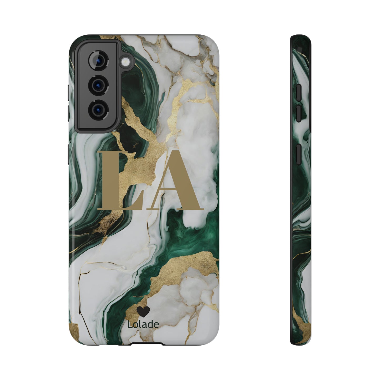 Green Rave Custom Marble 2in1 Phone Case