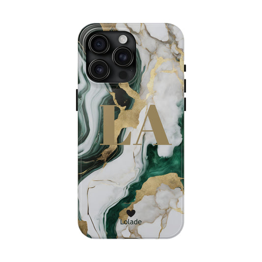 Green Rave Custom Marble 2in1 Phone Case