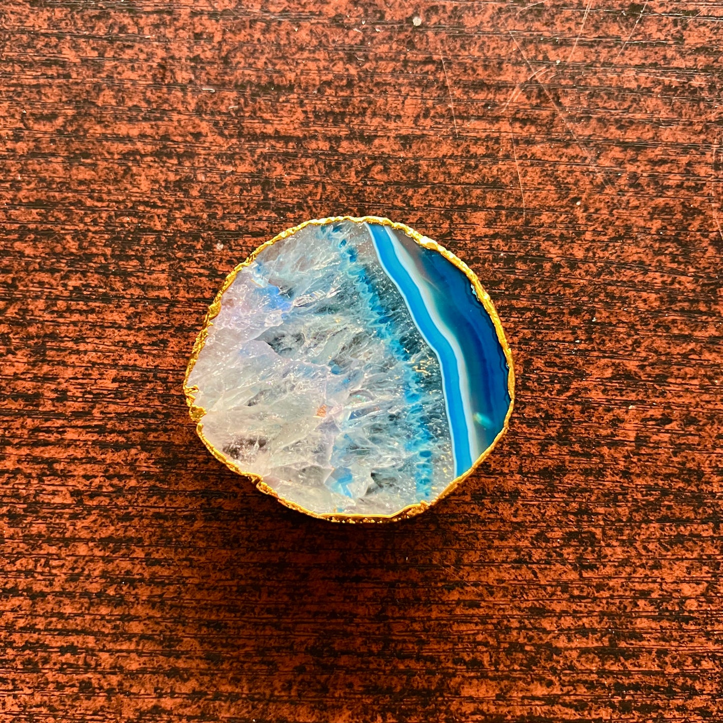 Blue Agate Popsocket