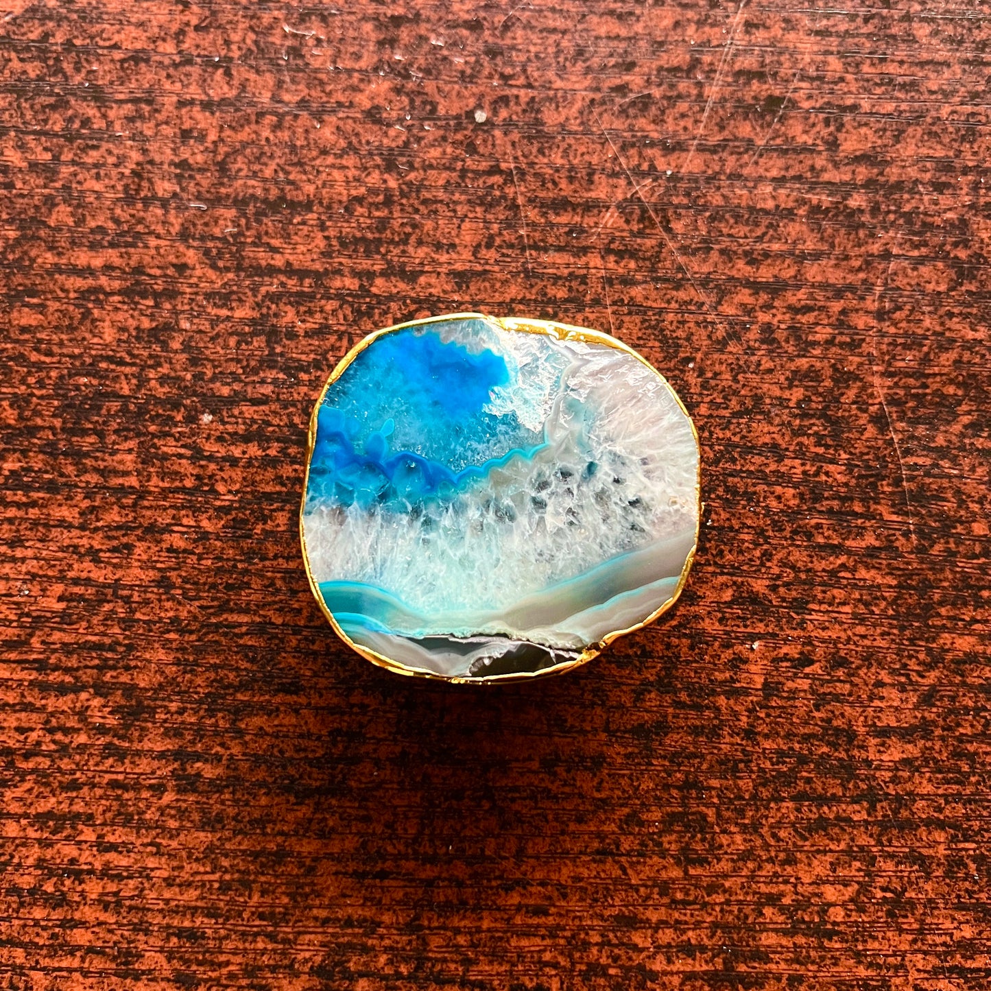 Blue Agate Popsocket