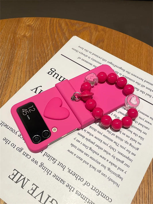 Pink Acrylic Classic protective mobile phone case for Samsung