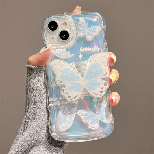 Butterfly Chrome Protective Case for iPhone