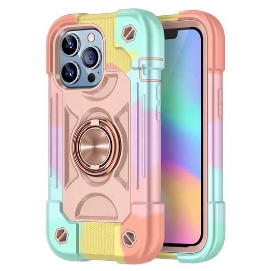 Bubble Double Hybrid Armor 3in1 Protective Case for iPhone