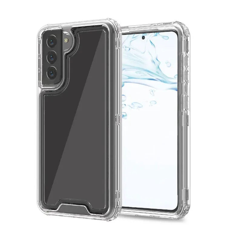 Transparent Hybrid 2in1 Case iPhone and Samsung