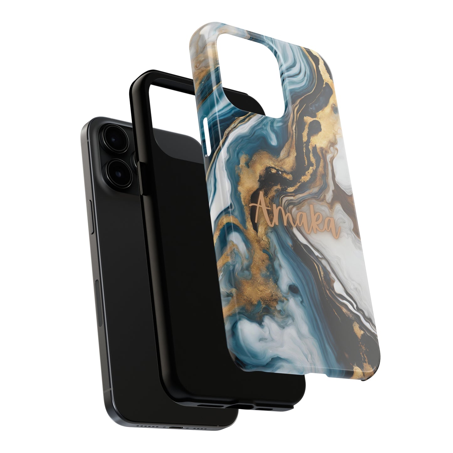 Azul 2.0 Custom Marble 2in1 Phone Case