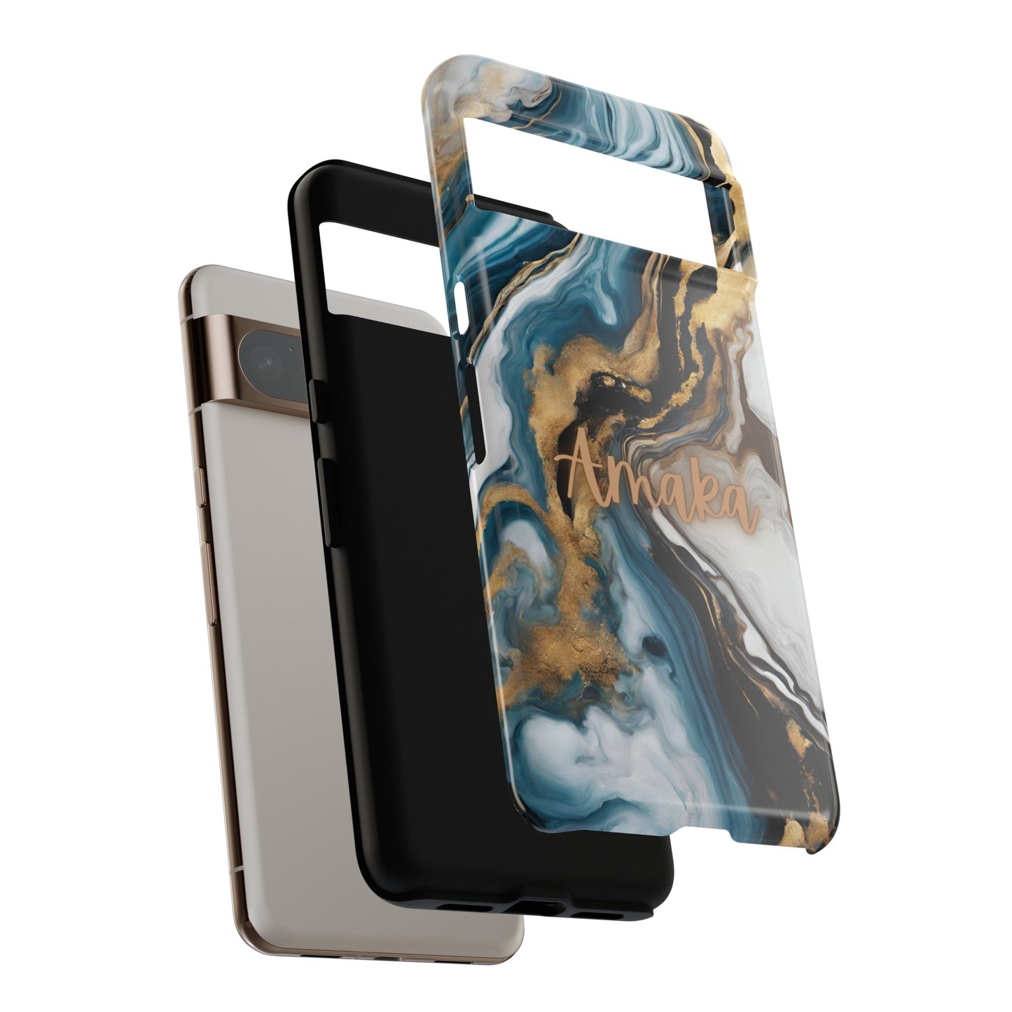 Azul 2.0 Custom Marble 2in1 Phone Case