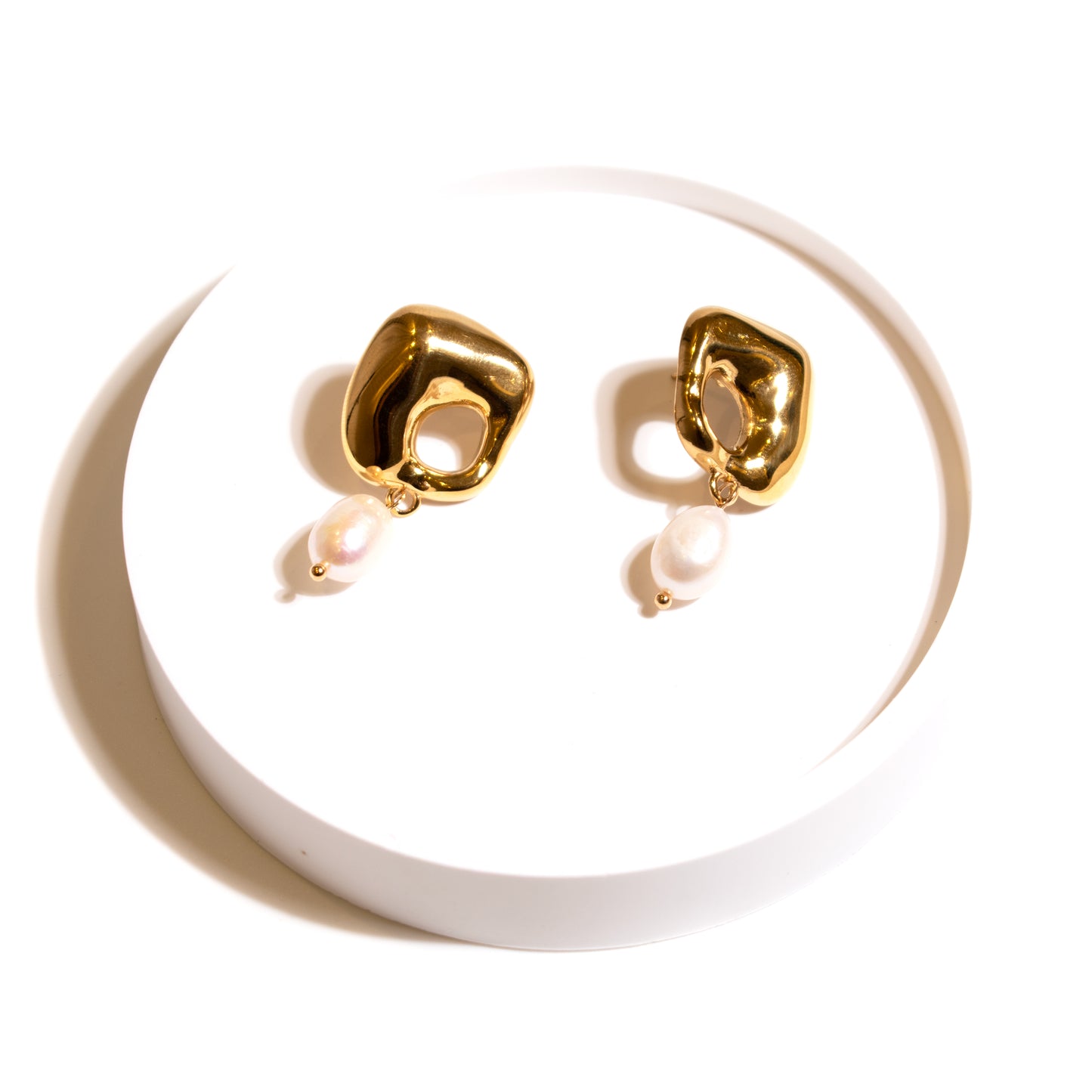 Uloma Stud Stainless Steel Earrings