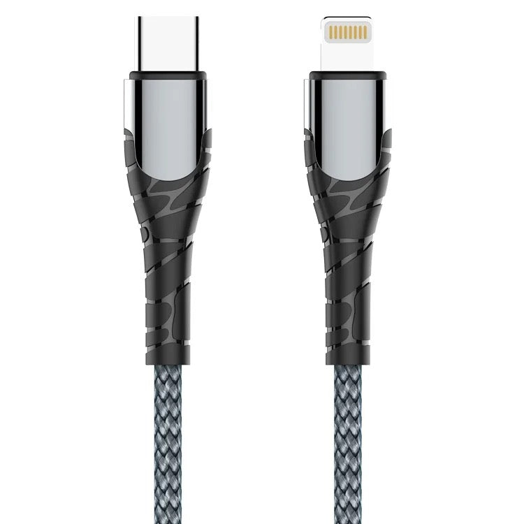 Aluminum Alloy 30W USB-C Charging Data Cable (1m)