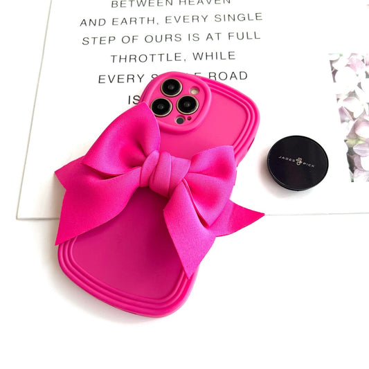 Pink Bow Protective Case For iPhone