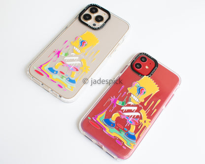 Protective Simpsons Matching Protective iPhone Case and Airpod Case set