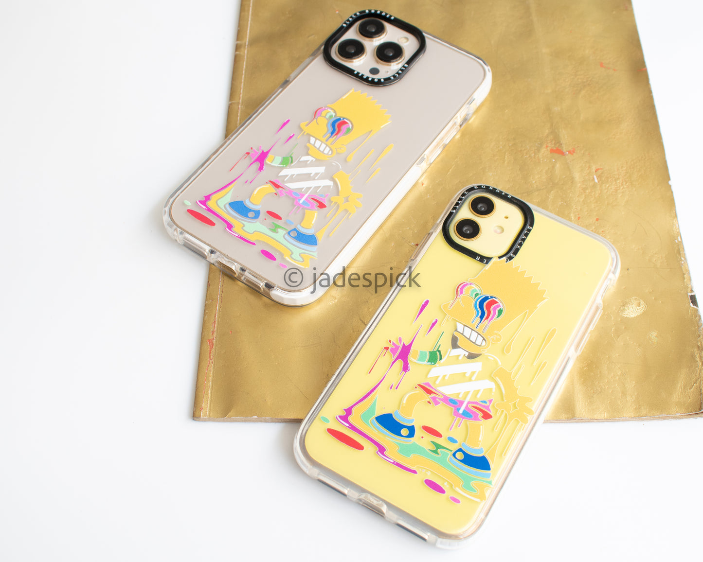 Protective Simpsons Matching Protective iPhone Case and Airpod Case set