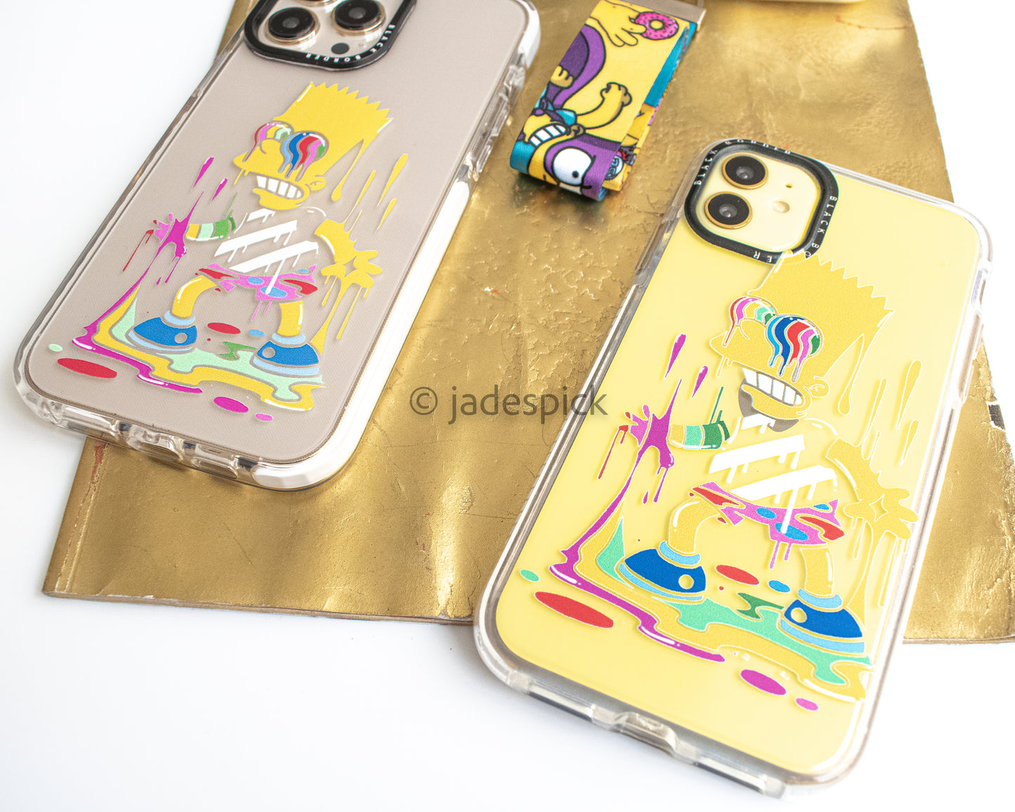 Protective Simpsons Matching Protective iPhone Case and Airpod Case set