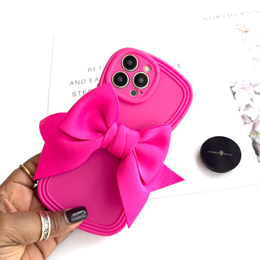 Pink Bow Protective Case For iPhone